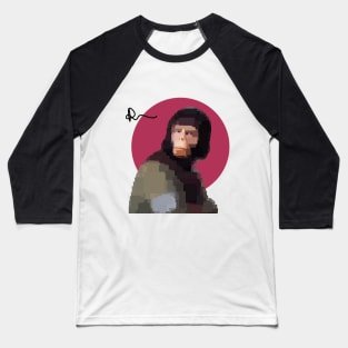 Planet of the Apes Portrate Baseball T-Shirt